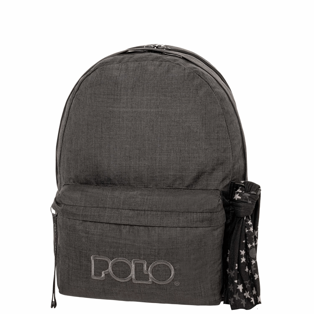 POLO ΣΑΚΙΔΙΟ ORIGINAL DOUBLE SCARF CHARCOAL-ΑΝΘΡΑΚΙ 901235-2101