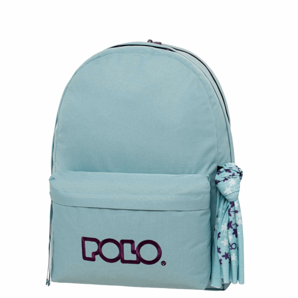 POLO ΣΑΚΙΔΙΟ ORIGINAL DOUBLE SCARF AIR BLUE/PURPLE-ΓΑΛΑΖΙΟ/ΜΩΒ 901235-5347