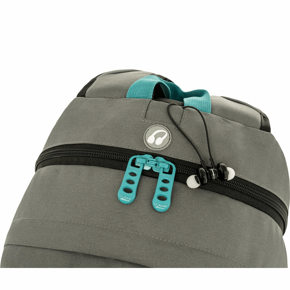 POLO ΣΑΚΙΔΙΟ ORIGINAL DOUBLE SCARF GREY/PETROL-ΓΚΡΙ/ΠΕΤΡΟΛ 901235-2258