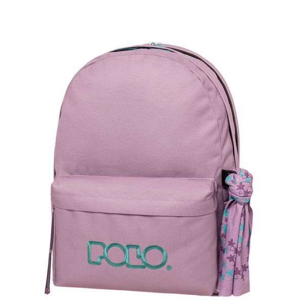 POLO ΣΑΚΙΔΙΟ ORIGINAL DOUBLE SCARF LILAC/PETROL-ΛΙΛΑ/ΠΕΤΡΟΛ 901235-4558