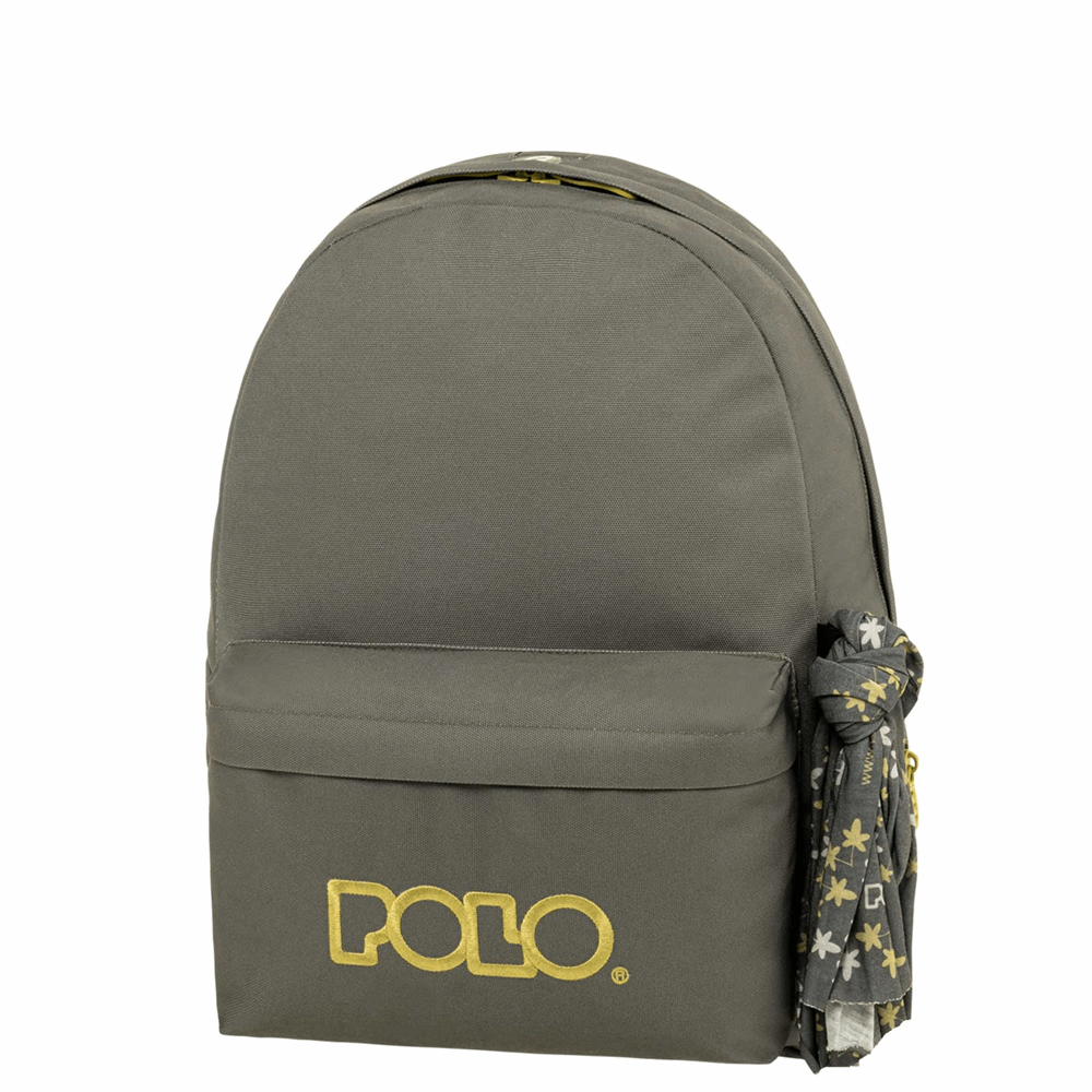 POLO ΣΑΚΙΔΙΟ ORIGINAL SCARF GREY/GOLD-ΓΚΡΙ/ΧΡΥΣΟ 901135-2276