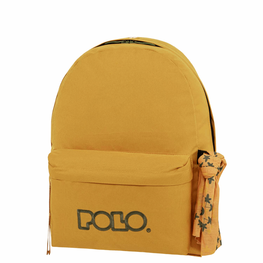 POLO ΣΑΚΙΔΙΟ ORIGINAL SCARF MUSTARD/KHAKI-ΜΟΥΣΤΑΡΔΙ/ΧΑΚΙ 901135-7565