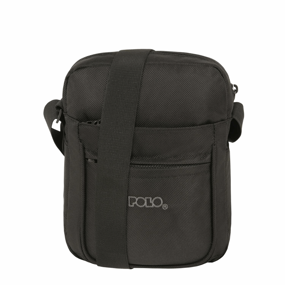 POLO ΤΣΑΝΤΑΚΙ ΩΜΟΥ VERTICAL-L BLACK - ΜΑΥΡΟ 907072-2000