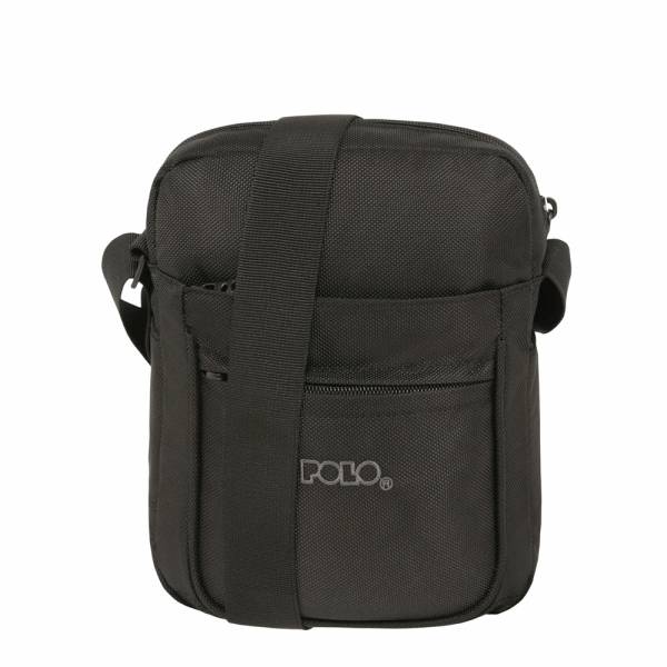 POLO ΤΣΑΝΤΑΚΙ ΩΜΟΥ VERTICAL-L BLACK - ΜΑΥΡΟ 907072-2000