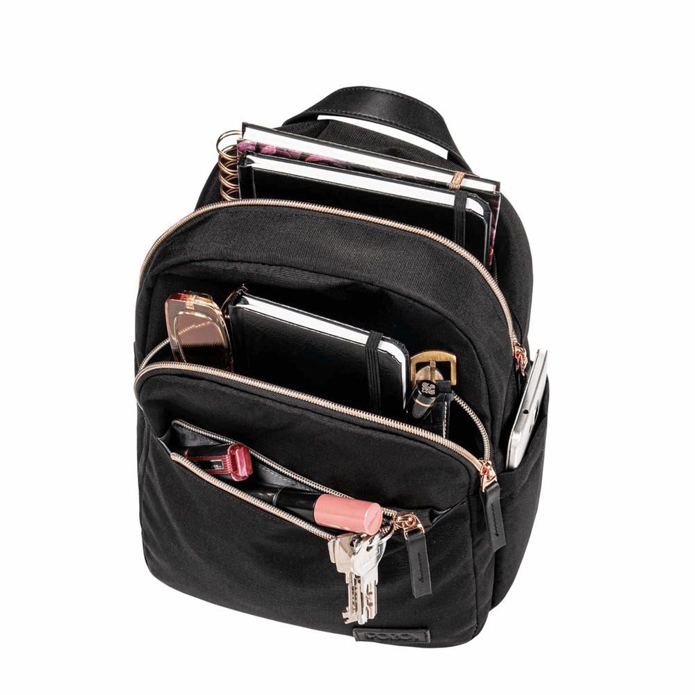 POLO ΣΑΚΙΔΙΟ MINI ESSENCE BLACK/PINK-ΜΑΥΡΟ/ΡΟΖ 907087-2039