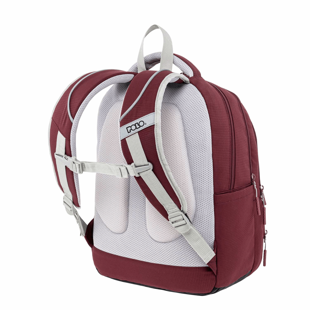 POLO ΣΑΚΙΔΙΟ MULTI POCKET BORDEUX-ΜΠΟΡΝΤΟ 901064-3300