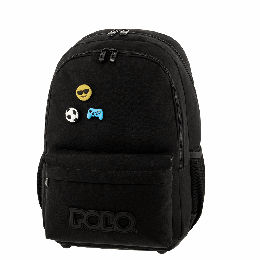 POLO ΣΑΚΙΔΙΟ PINS BLACK-ΜΑΥΡΟ 901059-2000