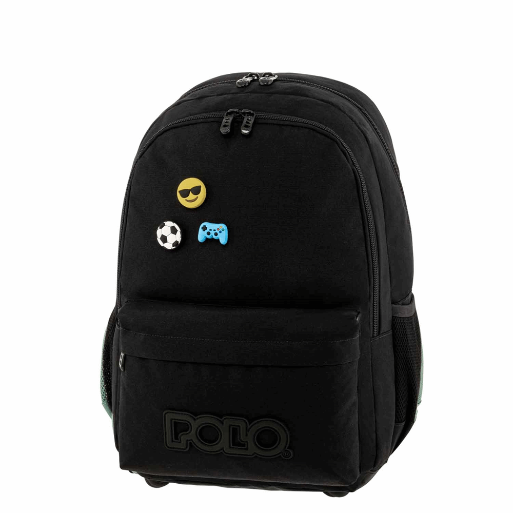 POLO ΣΑΚΙΔΙΟ PINS BLACK-ΜΑΥΡΟ 901059-2000