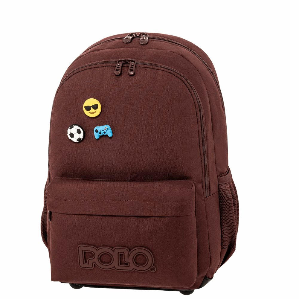 POLO ΣΑΚΙΔΙΟ PINS BURGUNDY-ΒΟΥΡΓΟΥΝΔΙ 901059-3400