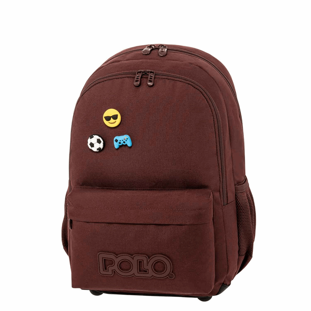 POLO ΣΑΚΙΔΙΟ PINS BURGUNDY-ΒΟΥΡΓΟΥΝΔΙ 901059-3400
