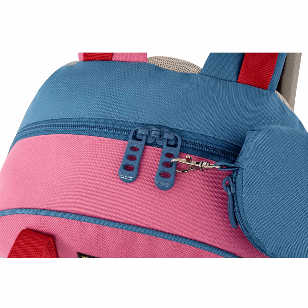 POLO ΣΑΚΙΔΙΟ VINTAGE VIVID PINK/BLUE-ΕΝΤΟΝΟ ΡΟΖ/ΜΠΛΕ 907080-4052