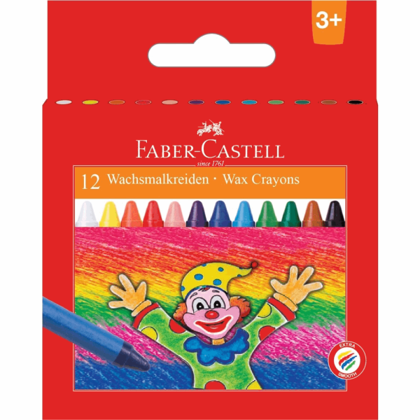 FABER CASTELL ΚΗΡΟΜΠΟΓΙΕΣ 12τμχ 12309360