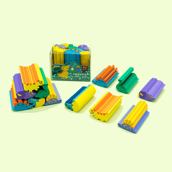 Little Tree Fancy Eraser Set: Dino QH-8524