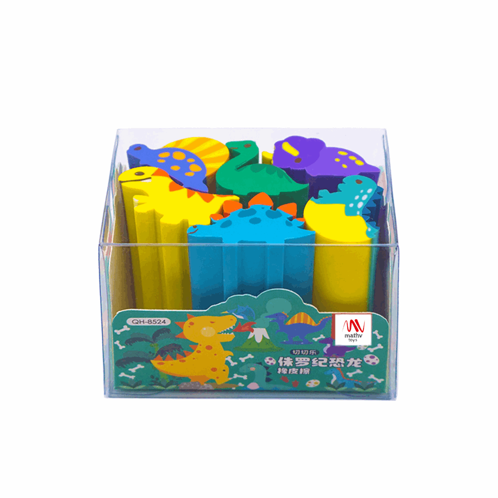 Little Tree Fancy Eraser Set: Dino QH-8524