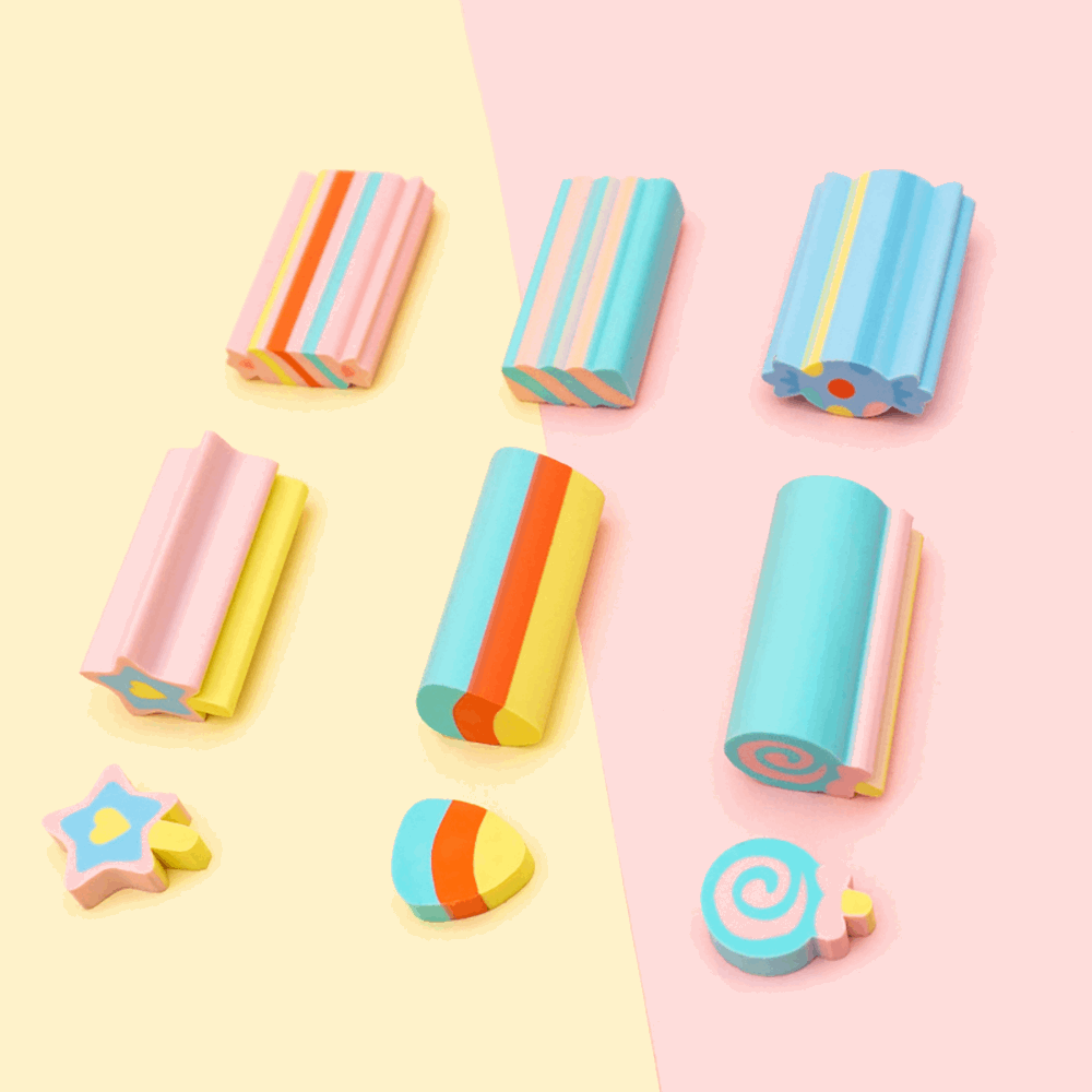 Little Tree Fancy Eraser Set: Candy QH-8526