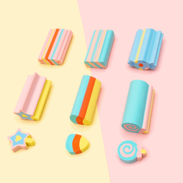 Little Tree Fancy Eraser Set: Candy QH-8526