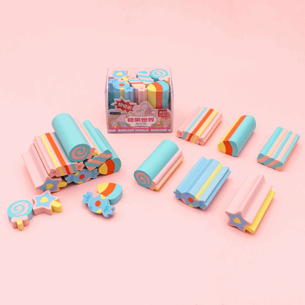 Little Tree Fancy Eraser Set: Candy QH-8526