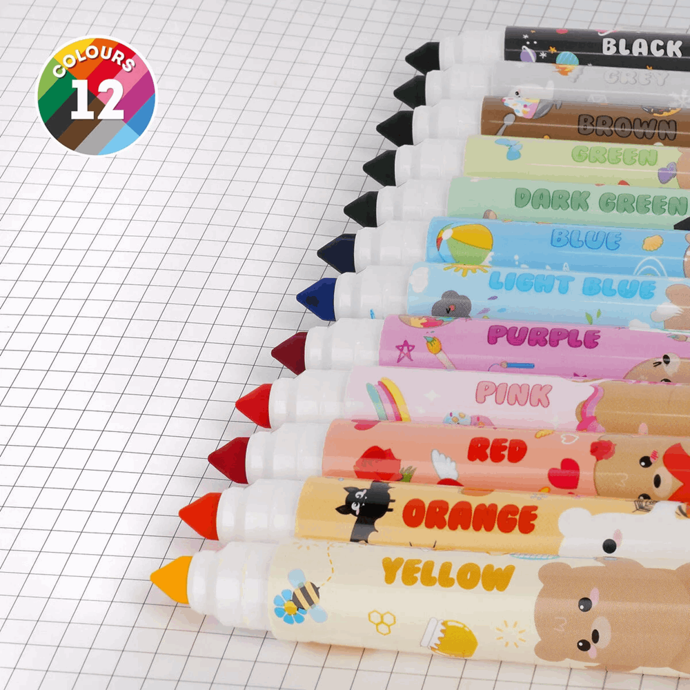 LEGAMI TDM0001 TEDDY FRIENDS 7mm WASHABLE SET 12pcs