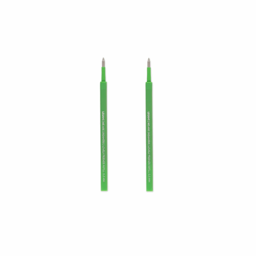 LEGAMI ΑΝΤΑΛΛΑΚΤΙΚΑ ΣΤΥΛΟ GEL LOVELY FRIENDS ΣΕΤ 2τμχ GREEN REFCPP0004