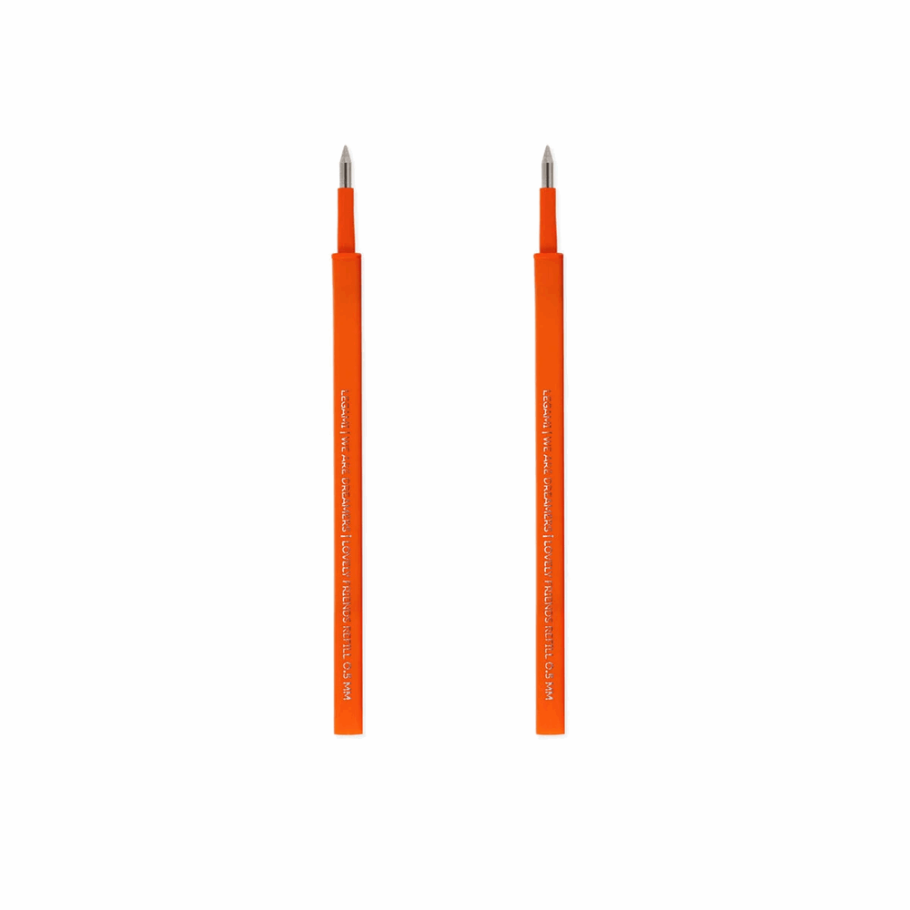LEGAMI ΑΝΤΑΛΛΑΚΤΙΚΑ ΣΤΥΛΟ GEL LOVELY FRIENDS ΣΕΤ 2τμχ ORANGE REFCPP0010