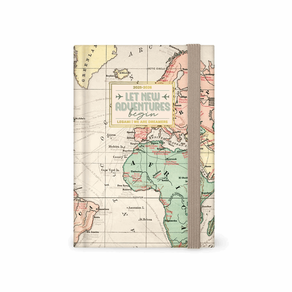 LEGAMI AG2616046 16-MONTH DIARY - 2025/2026 - MEDIUM PHOTO DAILY DIARY - TRAVEL