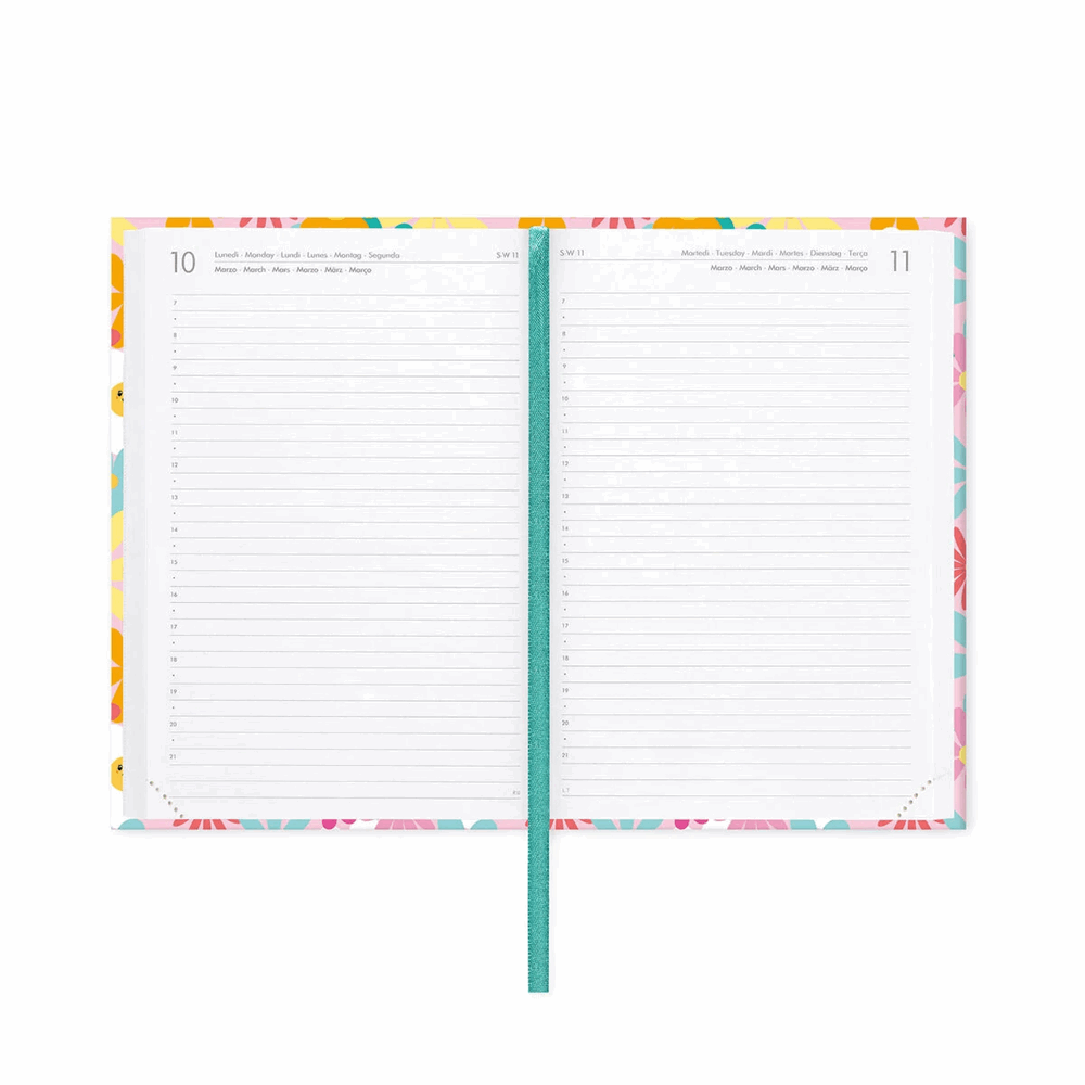 LEGAMI AG2616052 16-MONTH DIARY - 2025/2026 - MEDIUM PHOTO DAILY DIARY - DAISY
