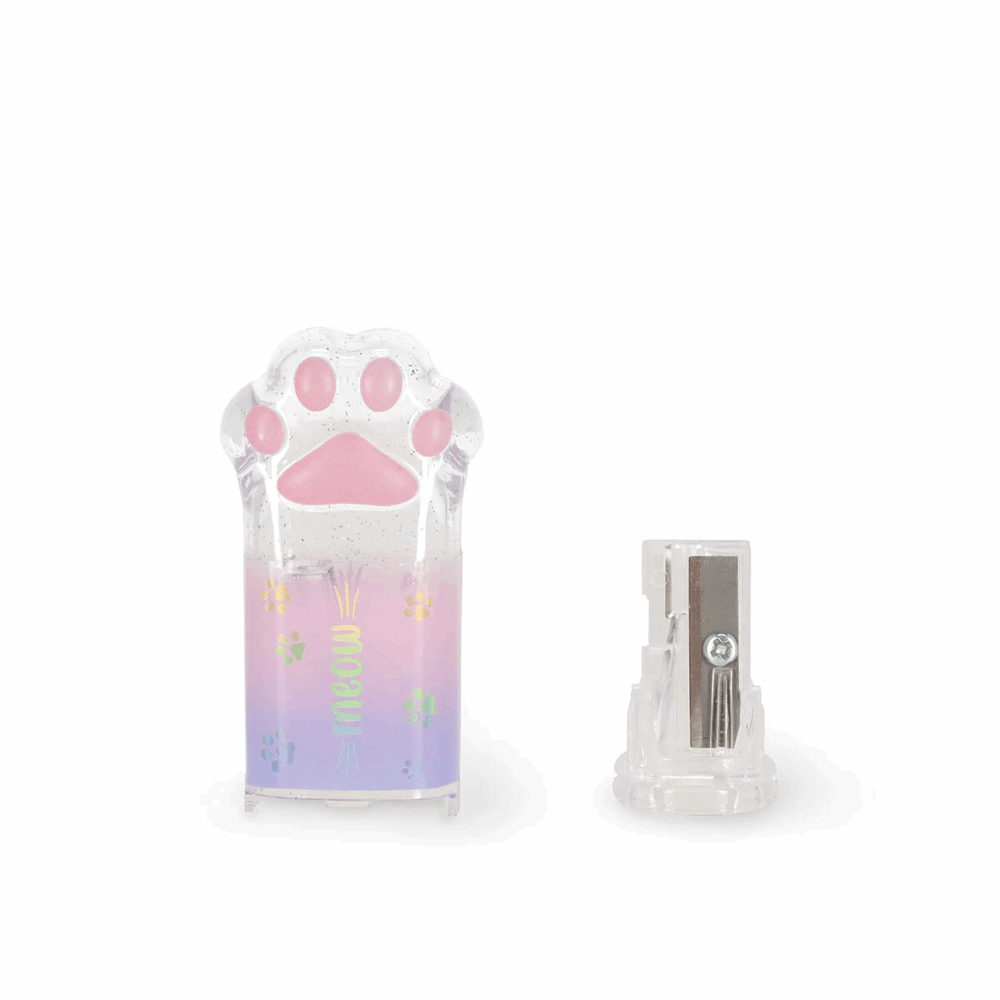 LEGAMI PSKTKIT1 Pencil Sharpener with Container- Meow MEOW - KITTY