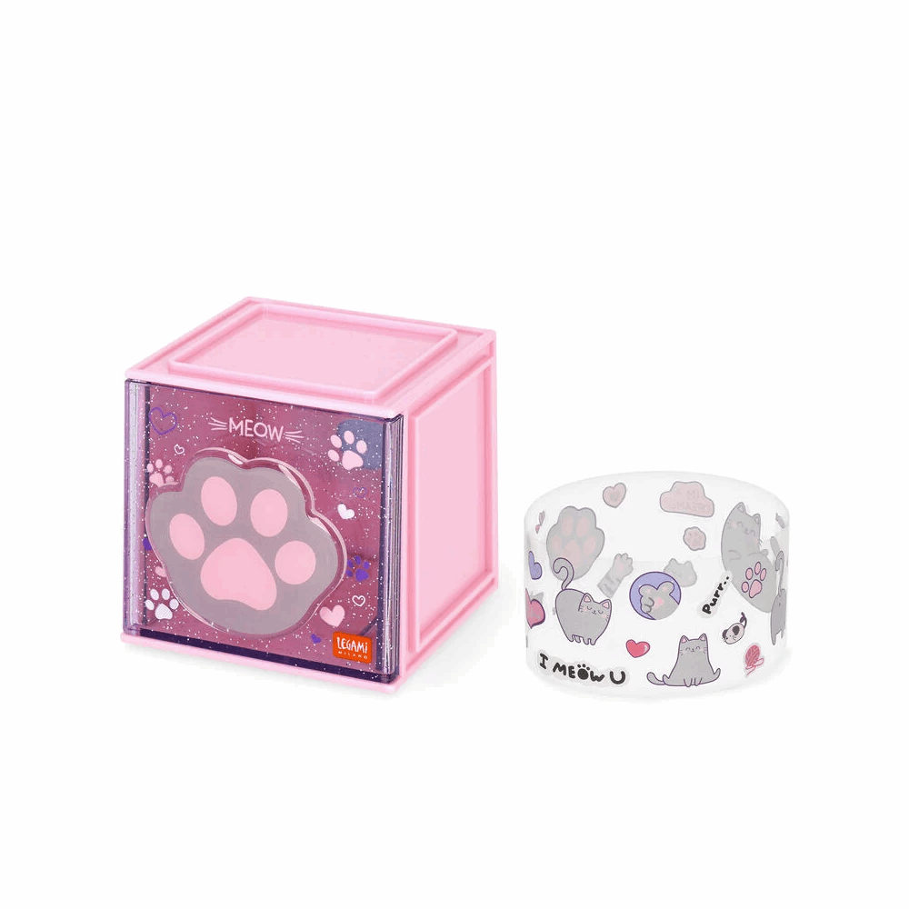 LEGAMI SBX0003 ADJUSTABLE DESK ORGANISER - STATIONERY BOX CAT PAW