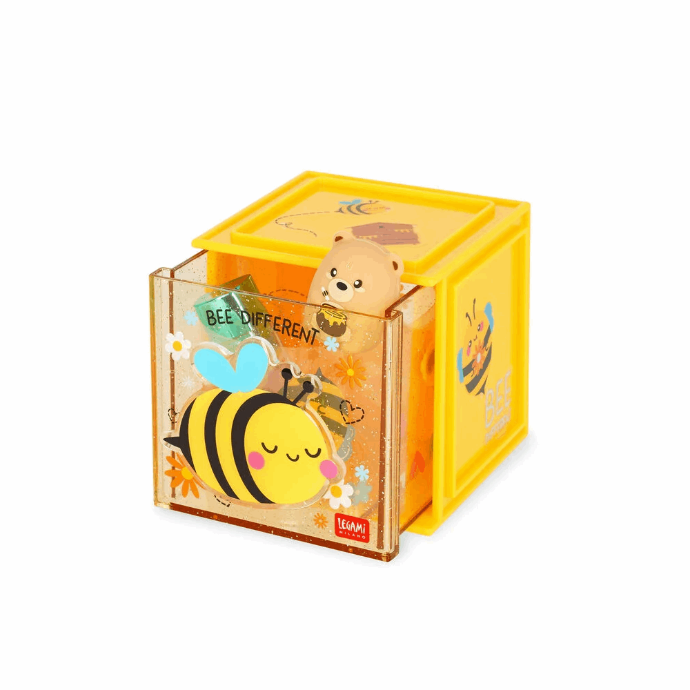 LEGAMI SBX0005 ADJUSTABLE DESK ORGANISER - STATIONERY BOX BEE