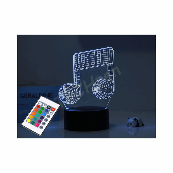 i-TOTAL ΛΑΜΠΑ XL2330C 3D LED MUSIC 10x20cm 137233003