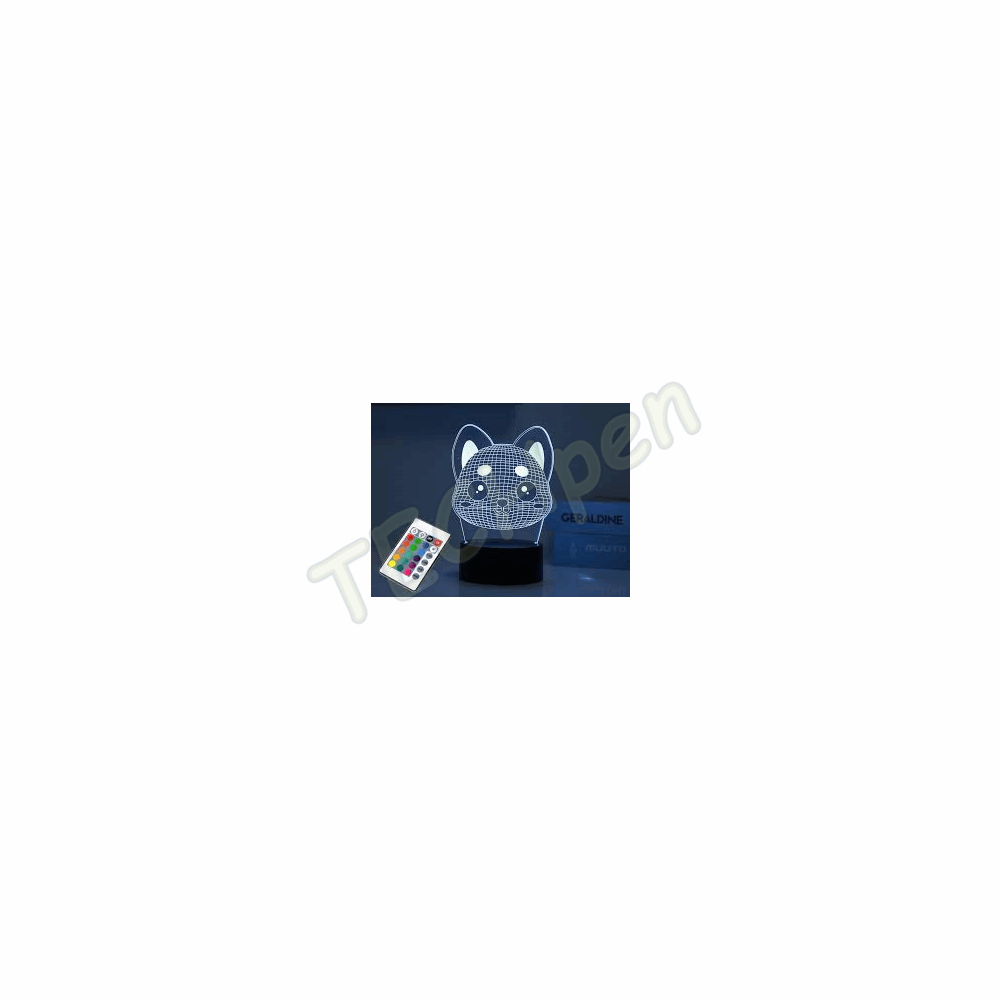 i-TOTAL ΛΑΜΠΑ XL2330D 3D LED SHIBA 10x20cm 137233004