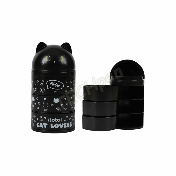 i-TOTAL ΟΡΓΑΝΩΤΗΣ ΓΡΑΦΕΙΟΥ ΚΑΘΕΤΟΣ  XL2704A BLACK CAT 16cm 139270401