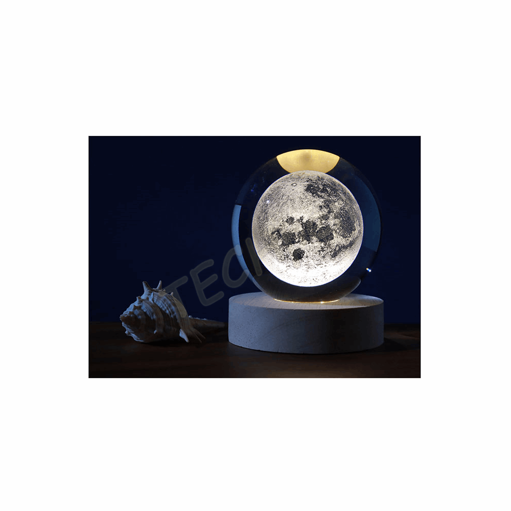 i-TOTAL ΛΑΜΠΑ XL2713 CRYSTAL BALL MOON SMALL 6cm 139271300