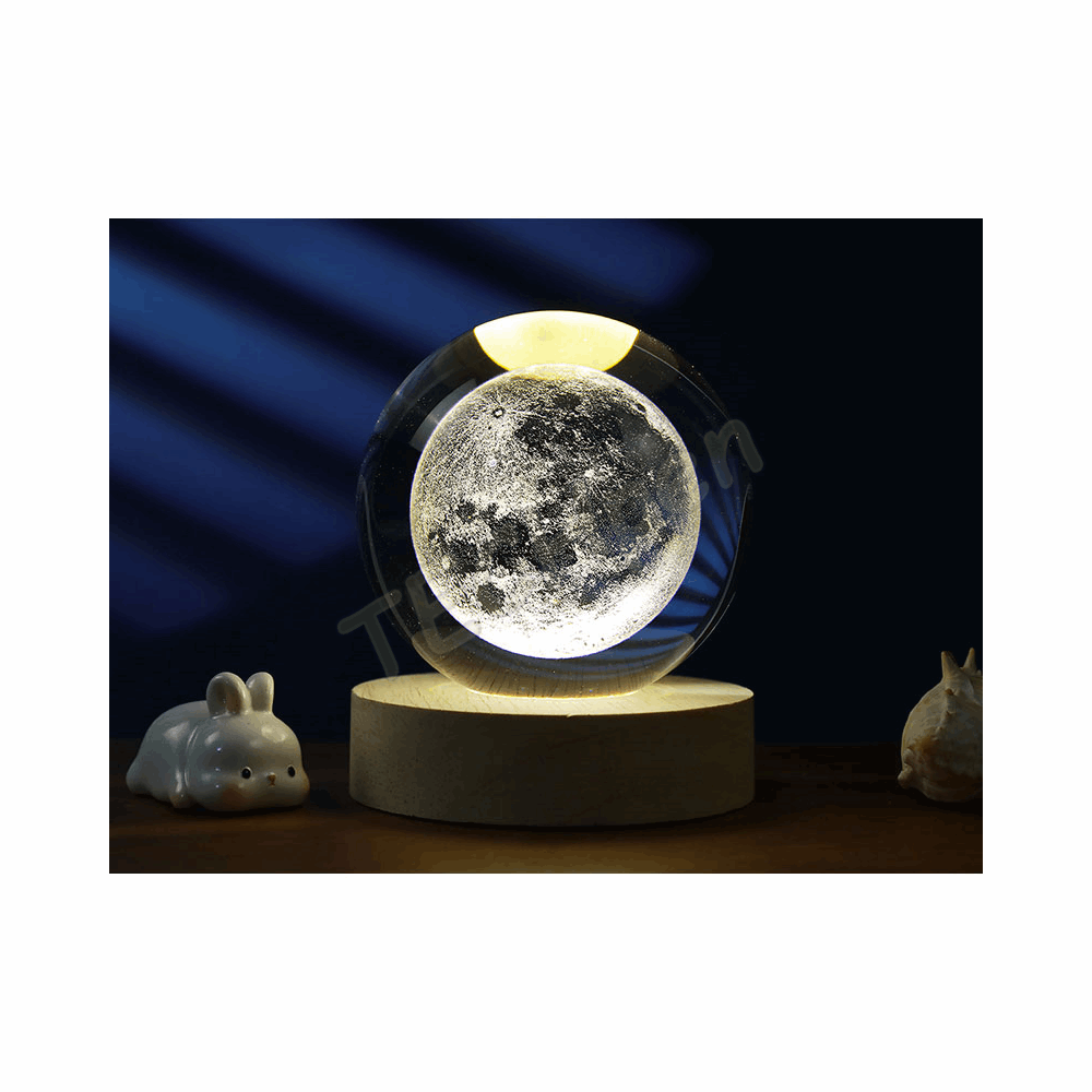 i-TOTAL ΛΑΜΠΑ XL2713A CRYSTAL BALL MOON MEDIUM 8cm 139271301