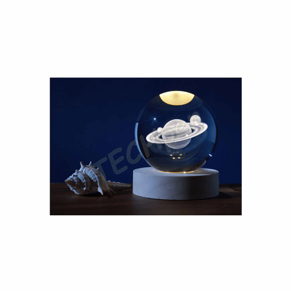 i-TOTAL ΛΑΜΠΑ XL2714 CRYSTAL BALL SATURN SMALL 6cm