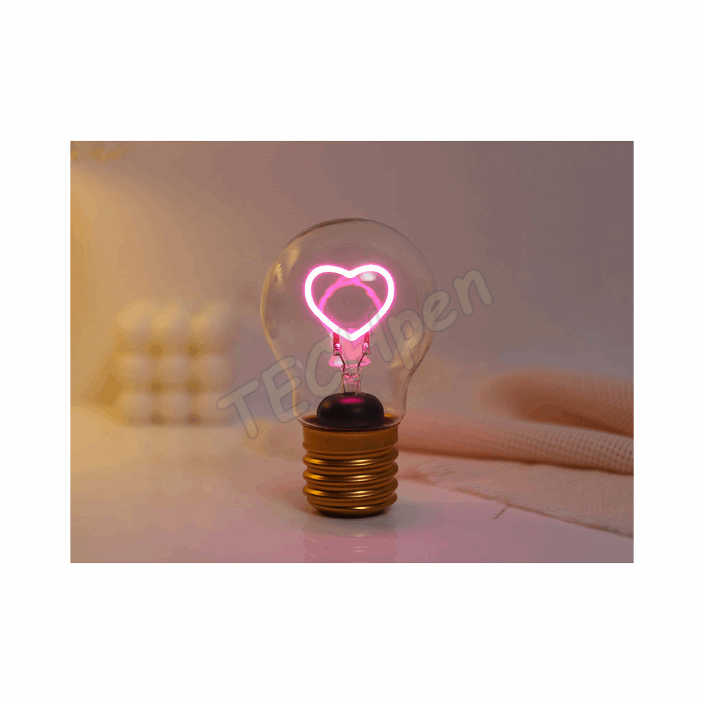 i-TOTAL ΛΑΜΠΑ XL2877 BULB-SHAPED HEART 12cm 139287700