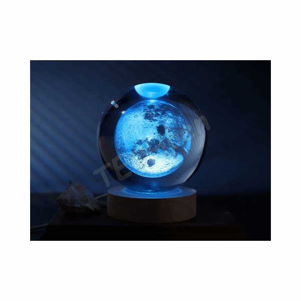i-TOTAL ΛΑΜΠΑ XL2713B CRYSTAL BALL MOON LARGE 10cm 139271302