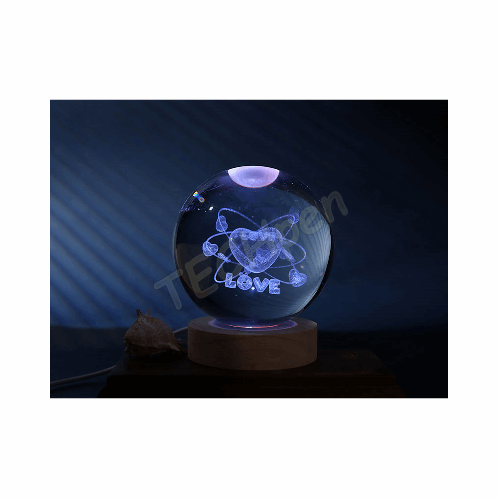 i-TOTAL ΛΑΜΠΑ XL2720B CRYSTAL BALL HEART LARGE 10c 139272002