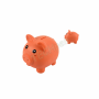 i-TOTAL ΚΟΥΜΠΑΡΑΣ XL2497F PIG PLAST.ORANG.18x15c 139249706