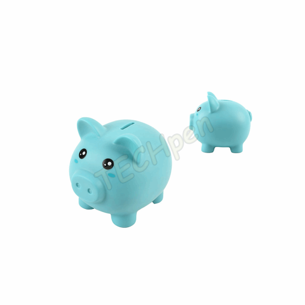 i-TOTAL ΚΟΥΜΠΑΡΑΣ XL2497J PIG PLAST.BLUE 18x15cm 139249710