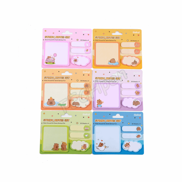 i-TOTAL ΧΑΡΤΑΚΙΑ XL3112A STICKY MEMOS CAPYBARA 139311201