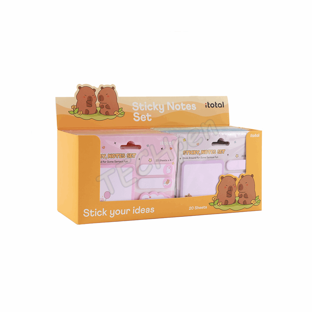 i-TOTAL ΧΑΡΤΑΚΙΑ XL3112A STICKY MEMOS CAPYBARA 139311201
