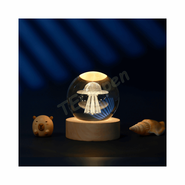 i-TOTAL ΛΑΜΠΑ XL2718C CRYSTAL BALL UFO SMALL 6cm 139271803