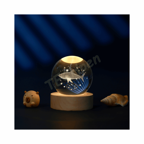 i-TOTAL ΛΑΜΠΑ XL2719C CRYSTAL BALL SHARK SMALL 6cm 139271903