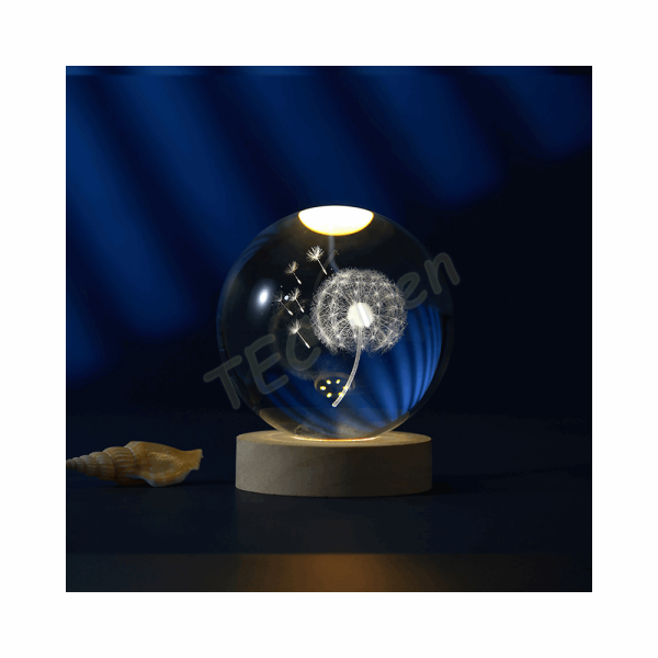 i-TOTAL ΛΑΜΠΑ  XL2715E CRYSTAL BALL DANDELION LARGE 10cm  139271505
