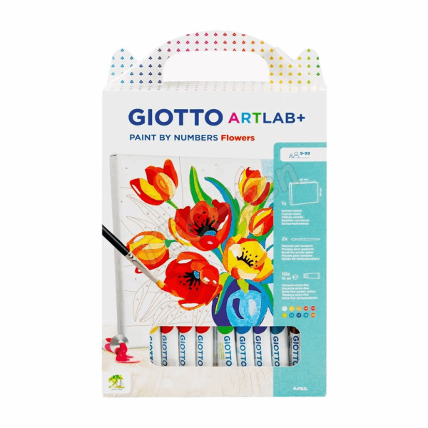 GIOTTO Artlab+ Paint by Numbers FLOWERS 000582600