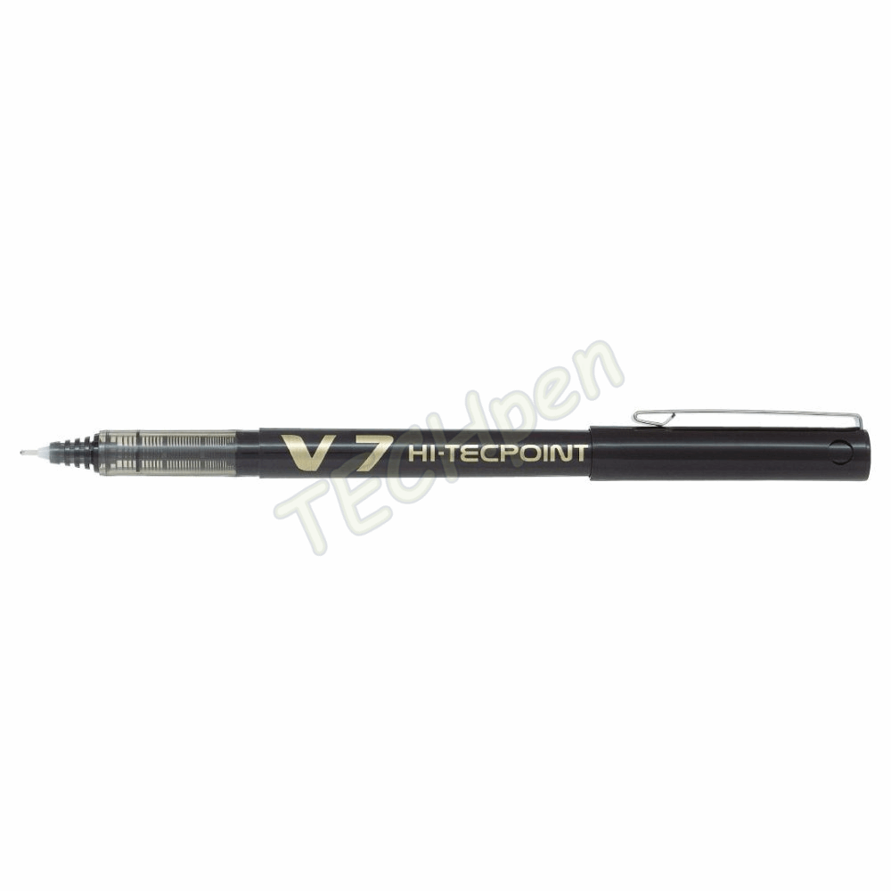 PILOT ΣΤΥΛΟ ΥΓΡΗΣ ΜΕΛΑΝΗΣ V7 HI-TECPOINT MEDIUM 0,7mm ΚΑΠΑΚΙ ΜΕ ΚΛΙΠ ΜΑΥΡΟΣ BX-V7B