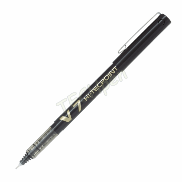 PILOT ΣΤΥΛΟ ΥΓΡΗΣ ΜΕΛΑΝΗΣ V7 HI-TECPOINT MEDIUM 0,7mm ΚΑΠΑΚΙ ΜΕ ΚΛΙΠ ΜΑΥΡΟΣ BX-V7B