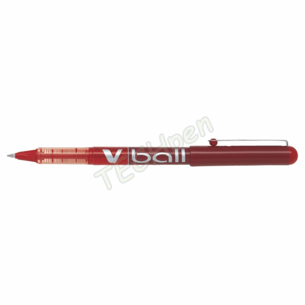 PILOT ΣΤΥΛΟ ΥΓΡΗΣ ΜΕΛΑΝΗΣ V-BALL FINE 0,5mm ΚΑΠΑΚΙ ΜΕ ΚΛΙΠ ΚΟΚΚΙΝΟΣ BL-VB5R