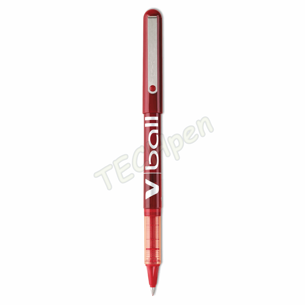 PILOT ΣΤΥΛΟ ΥΓΡΗΣ ΜΕΛΑΝΗΣ V-BALL FINE 0,5mm ΚΑΠΑΚΙ ΜΕ ΚΛΙΠ ΚΟΚΚΙΝΟΣ BL-VB5R